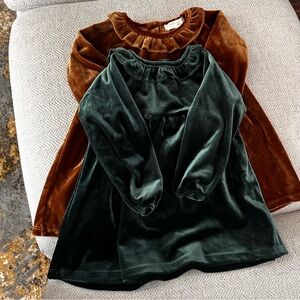 Chelsea Violet little girls Long Sleeve Ruffle Neck dress size 9 months